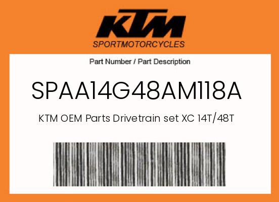 0 KTM OEM Part SPAA14G48AM118A