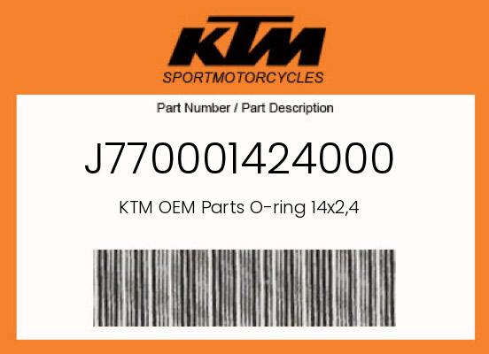 0 KTM OEM Part J770001424000