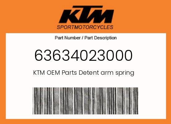 0 KTM OEM Part 63634023000