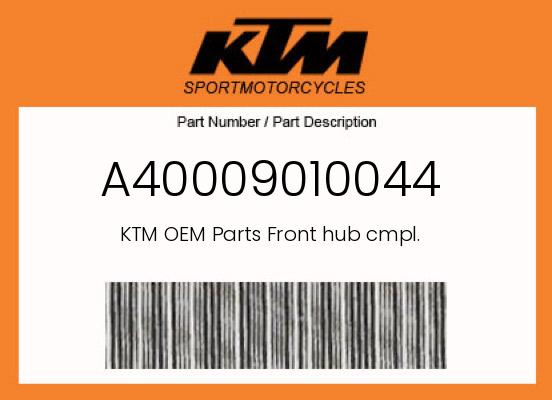 0 KTM OEM Part A40009010044