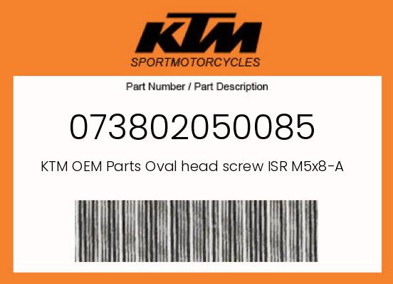 0 KTM OEM Part 073802050085