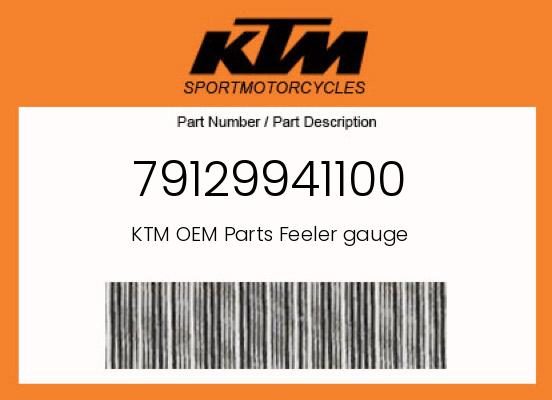 Feeler gauge undefined