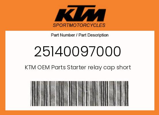 0 KTM OEM Part 25140097000