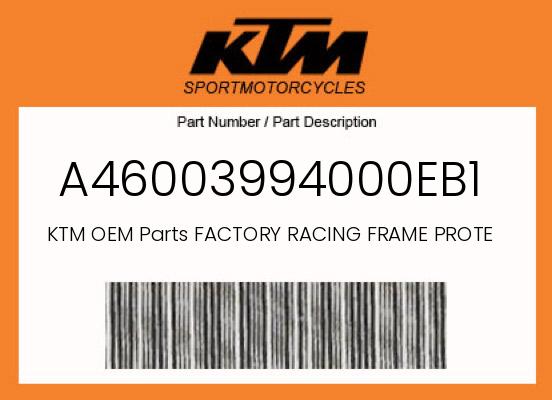 0 KTM OEM Part A46003994000EB1