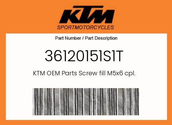 0 Gasgas OEM Part 36120151S1T