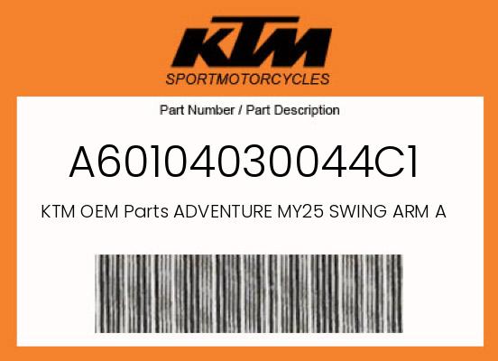0 KTM OEM Part A60104030044C1
