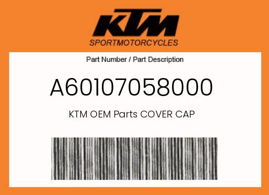 0 KTM OEM Part A60107058000