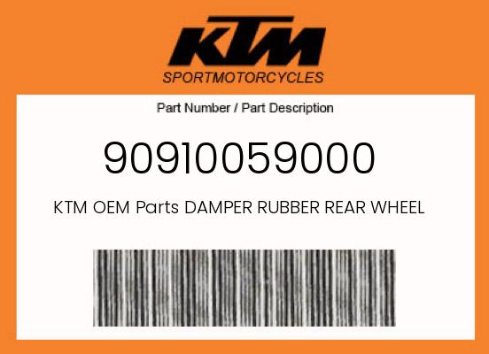 0 KTM OEM Part 90910059000