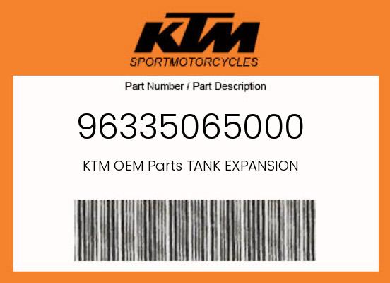 0 KTM OEM Part 96335065000