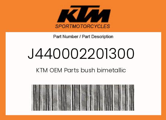 0 KTM OEM Part J440002201300
