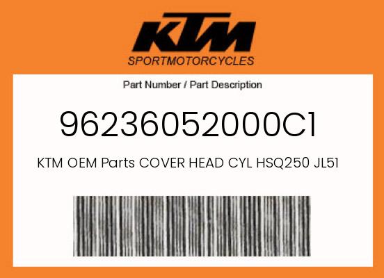 0 KTM OEM Part 96236052000C1