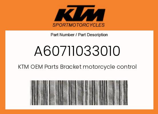 0 KTM OEM Part A60711033010