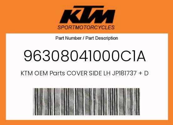 0 KTM OEM Part 96308041000C1A