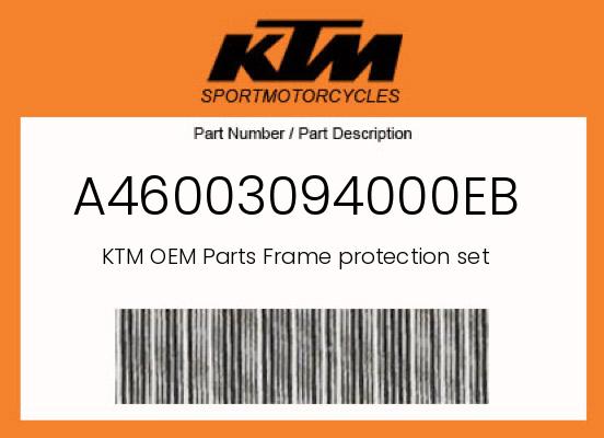 0 KTM OEM Part A46003094000EB