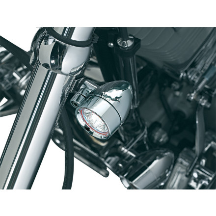 Kuryakyn Small Halogen Silver Bullets With Fork Mount Kuryakyn Small Halogen Silver Bullets With Fork Mount