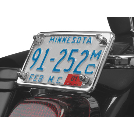 Kuryakyn License Plate Frame & Back Plate Set