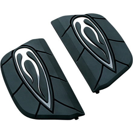 Kuryakyn Passenger Floorboard Inserts - Flame Kuryakyn Passenger Floorboard Inserts - Flame