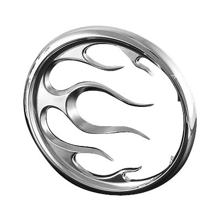 Kuryakyn Universal Flame Medallion Kuryakyn Universal Flame Medallion