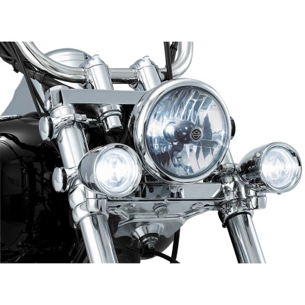 Kuryakyn Clamp-On Fork Mounted Driving Lights Kuryakyn Clamp-On Fork Mounted Driving Lights