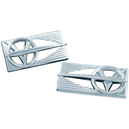 Kuryakyn Deco Front Fender Reflector Grills Kuryakyn Deco Front Fender Reflector Grills