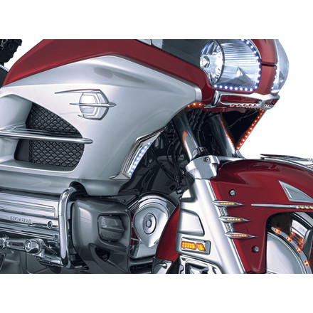 Kuryakyn Fairing Intake Scoops With Running Lights Kuryakyn Fairing Intake Scoops With Running Lights