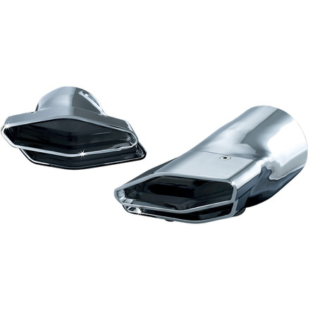 Kuryakyn Polygon Integrated Exhaust Tips Kuryakyn Polygon Integrated Exhaust Tips