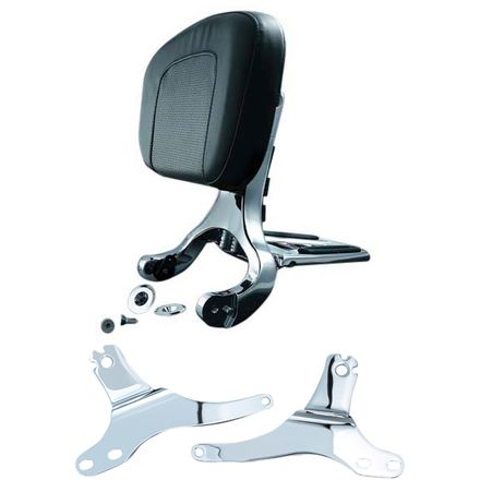 Kuryakyn Multi-Purpose Driver/Passenger Backrest With Mount Kit Kuryakyn Multi-Purpose Driver/Passenger Backrest With Mount Kit