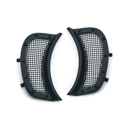 Kuryakyn Mesh Headlight Vent Accents Kuryakyn Mesh Headlight Vent Accents