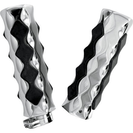 LA Choppers Hex Tex Grips With Comfort Pads LA Choppers Hex Tex Grips With Comfort Pads