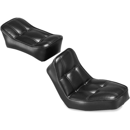 Le Pera Baron II Seat With Pillion Pad For Harley Rigid Frames Le Pera Baron II Seat With Pillion Pad For Harley Rigid Frames