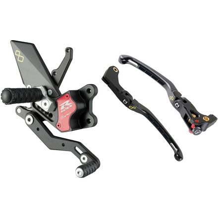 LighTech Rearsets With Alien Brake / Clutch Lever Combo LighTech Rearsets With Alien Brake / Clutch Lever Combo