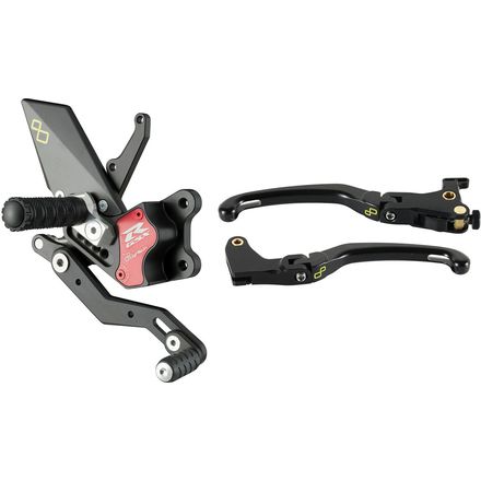 LighTech Rearsets With Brake / Clutch Lever Combo LighTech Rearsets With Brake / Clutch Lever Combo