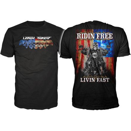 Lethal Threat Riding Free T-Shirt Lethal Threat Riding Free T-Shirt