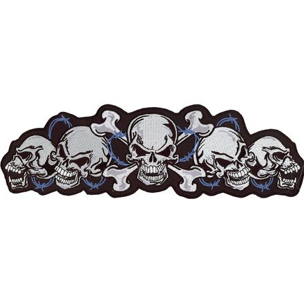 Lethal Threat String Of Skulls Patch Lethal Threat String Of Skulls Patch