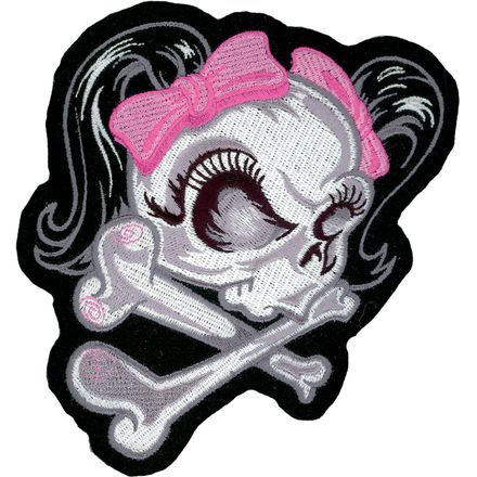 Lethal Threat Girl Skull Pink Patch Lethal Threat Girl Skull Pink Patch