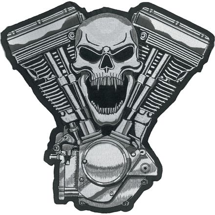 Lethal Threat Skull Motor Patch Lethal Threat Skull Motor Patch