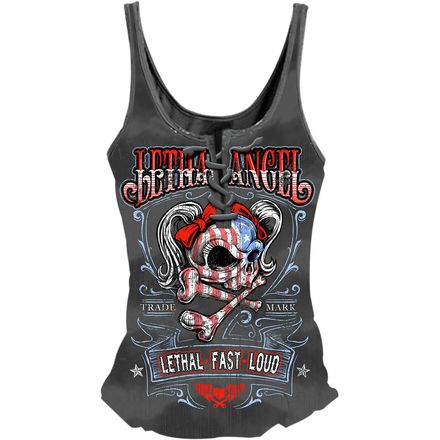 Lethal Threat Women's Lethal Angel USA Girl Tank Lethal Threat Women's Lethal Angel USA Girl Tank