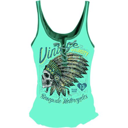 Lethal Threat Women's Vintage Velocity Renegade Tank Lethal Threat Women's Vintage Velocity Renegade Tank