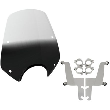 Memphis Shades Del Rey Windshield With Quick-Change Mounting Kit Memphis Shades Del Rey Windshield With Quick-Change Mounting Kit
