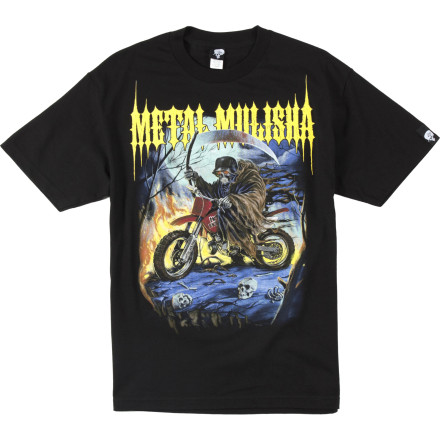 Metal Mulisha Bike Reaper T-Shirt Metal Mulisha Bike Reaper T-Shirt