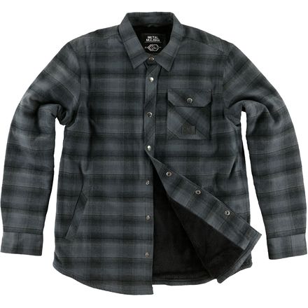 Metal Mulisha Barge Sherpa Lined Flannel Metal Mulisha Barge Sherpa Lined Flannel