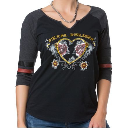 Metal Mulisha Women's Lady Evil Shirt Metal Mulisha Women's Lady Evil Shirt