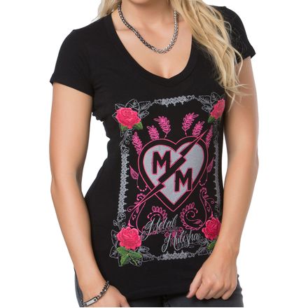 Metal Mulisha Women's Lifer V-Neck T-Shirt