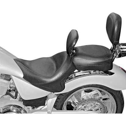 Mustang Touring Wide 2-Piece Seat With Backrest