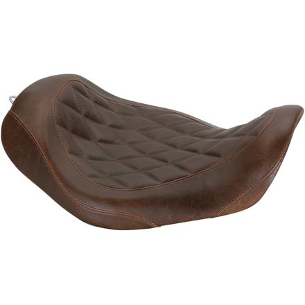 Mustang Wide Tripper Solo Seat - Diamond Pattern In Distressed Brown Mustang Wide Tripper Solo Seat - Diamond Pattern In Distressed Brown