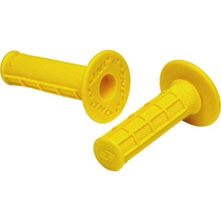 MotoSport Medium Compound Half Waffle Grips - Twist Throttle MotoSport Medium Compound Half Waffle Grips - Twist Throttle