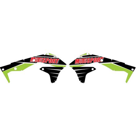 MotoSport Shroud / Tank Graphic Kit - Kawasaki MotoSport Shroud / Tank Graphic Kit - Kawasaki