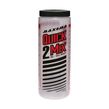 Two Pack Maxima Quick 2 Mix 2 Stroke Oil - Gas Mixer Oil Ratio Mixing  Bottles