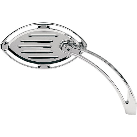 Arlen Ness ZZZ Vision Grooved Die-Cast Mirror Arlen Ness ZZZ Vision Grooved Die-Cast Mirror