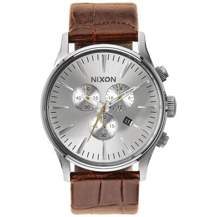 Nixon Sentry Chrono Leather Watch Nixon Sentry Chrono Leather Watch